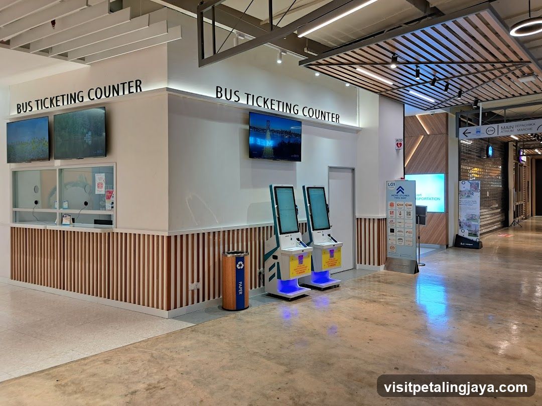 Bus Ticketing Counter Interior