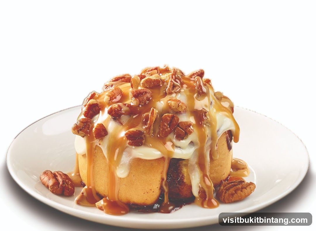 Caramel Pecan Cinnamon Roll