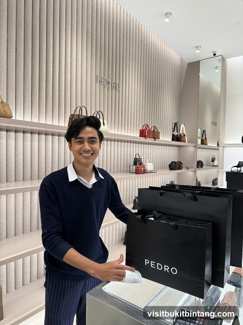 Man in a Pedro Store