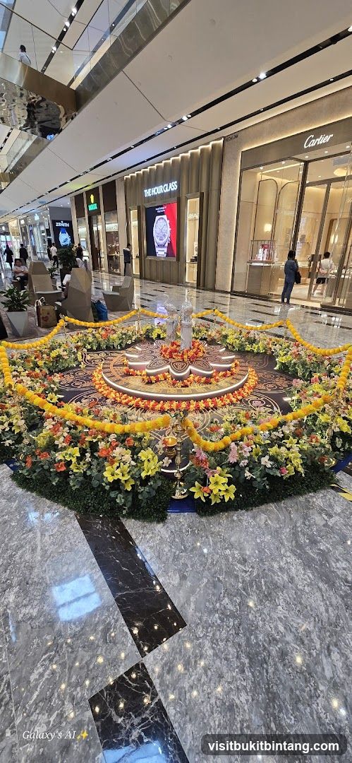 Floral Display in Shopping Mall