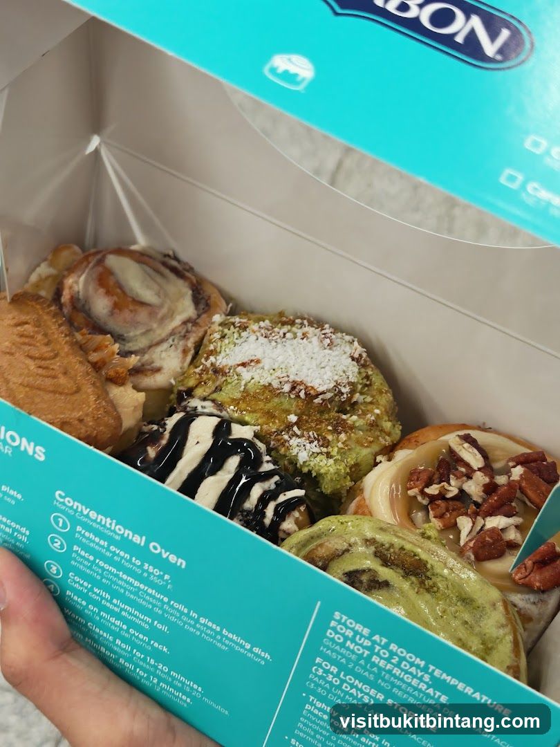 Assorted Cinnamon Rolls in a Box