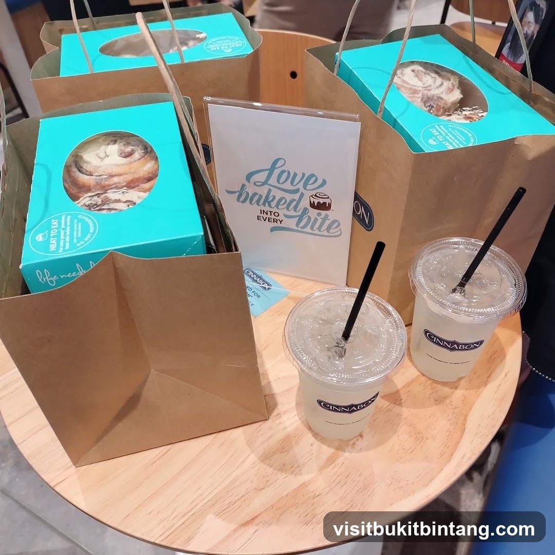Cinnabon Treats and Drinks