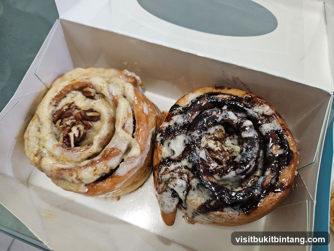 Two Cinnamon Rolls