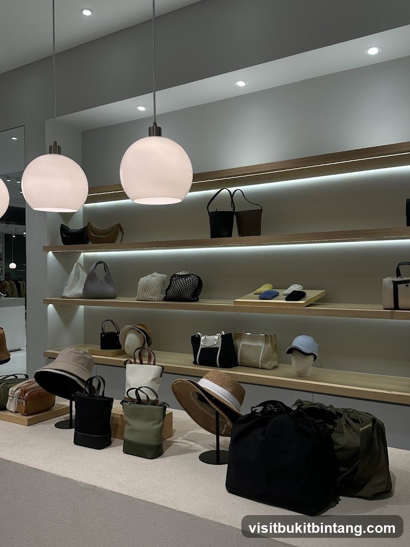 Bags and Hats Display