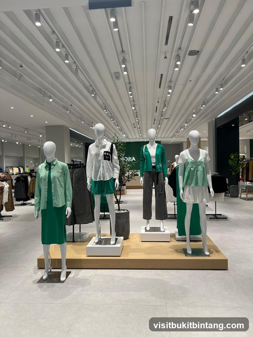 Mannequins in a clothing store
