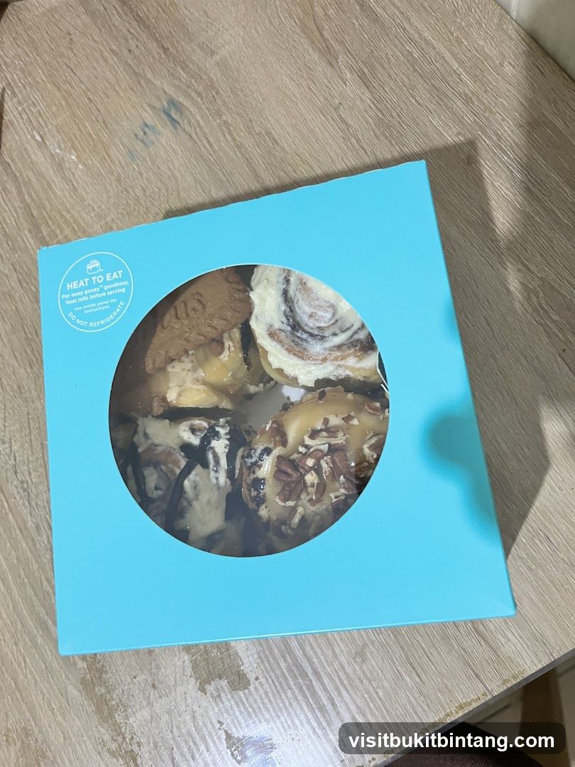 Box of Cinnamon Rolls