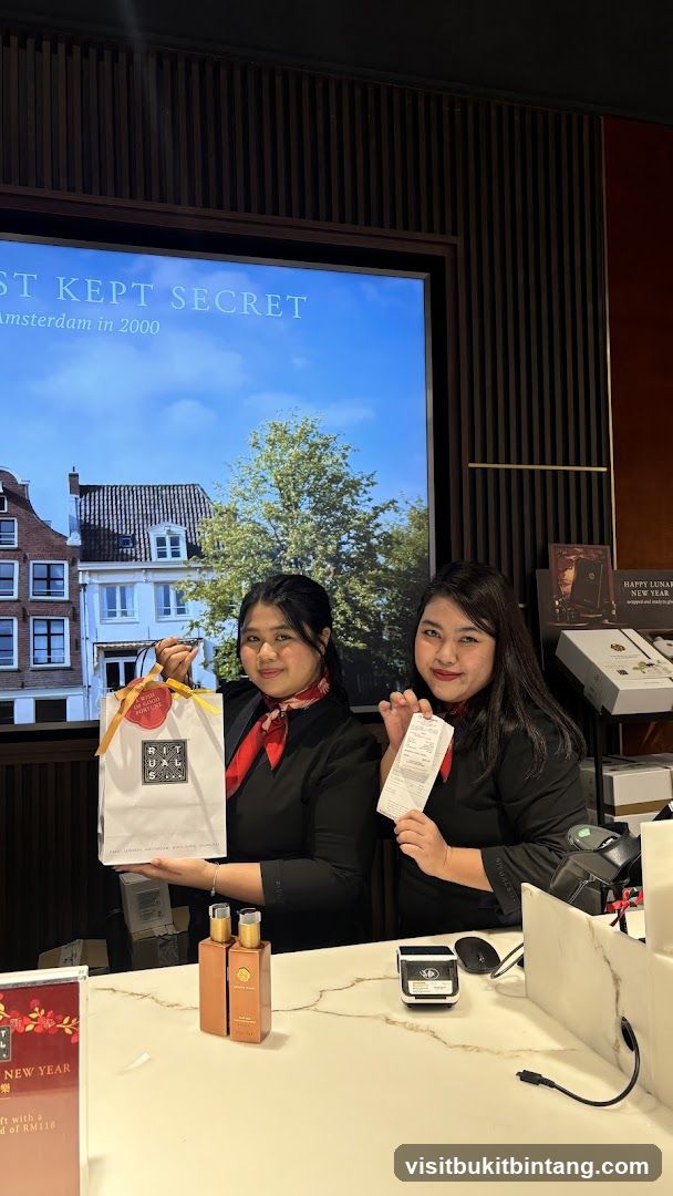 Store Employees with Shopping Bag and Receipt
