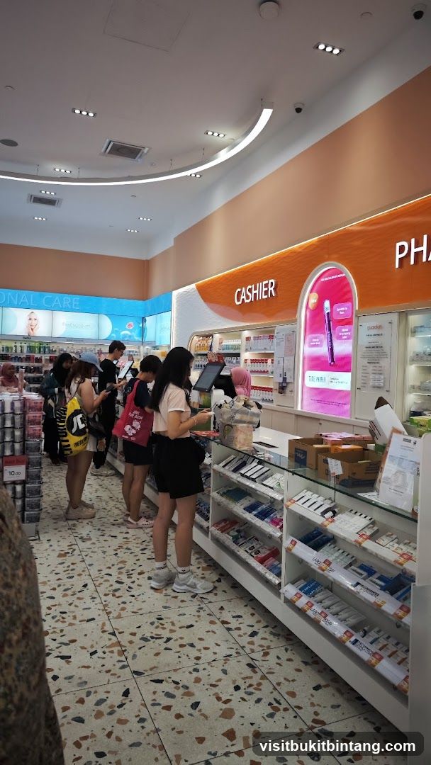 Pharmacy Interior with Customers