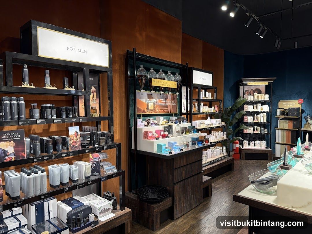 Cosmetics and Skincare Display