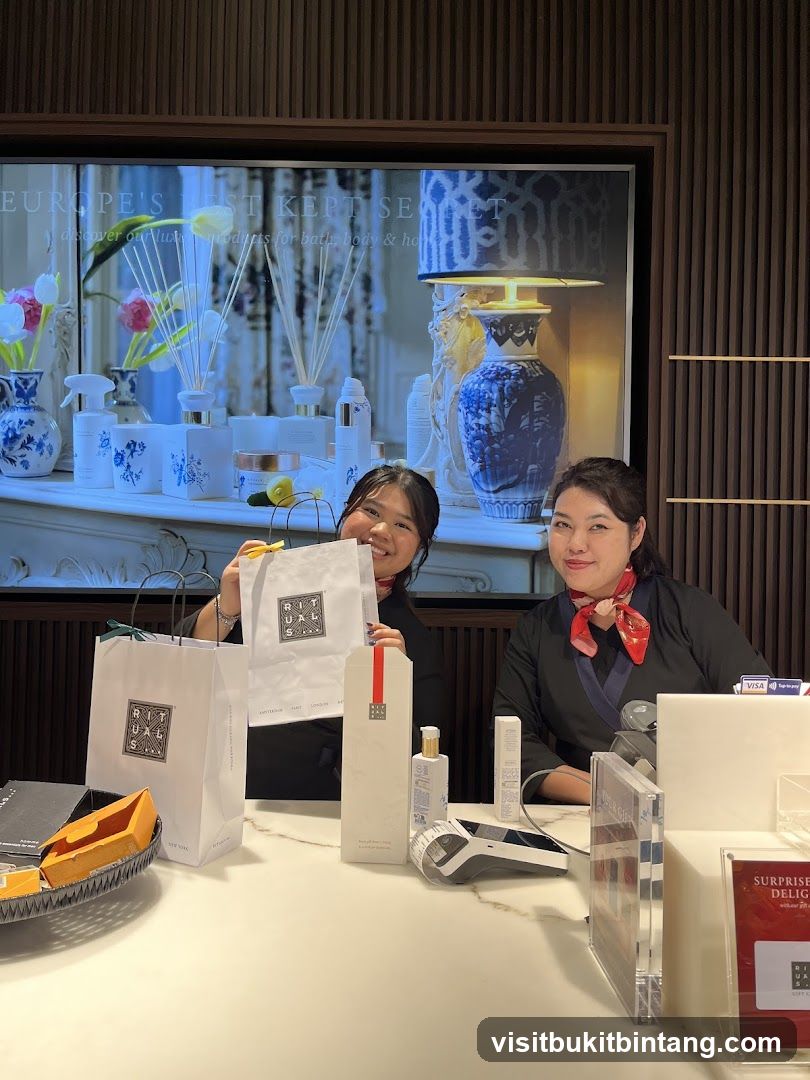 Employees with Shopping Bags