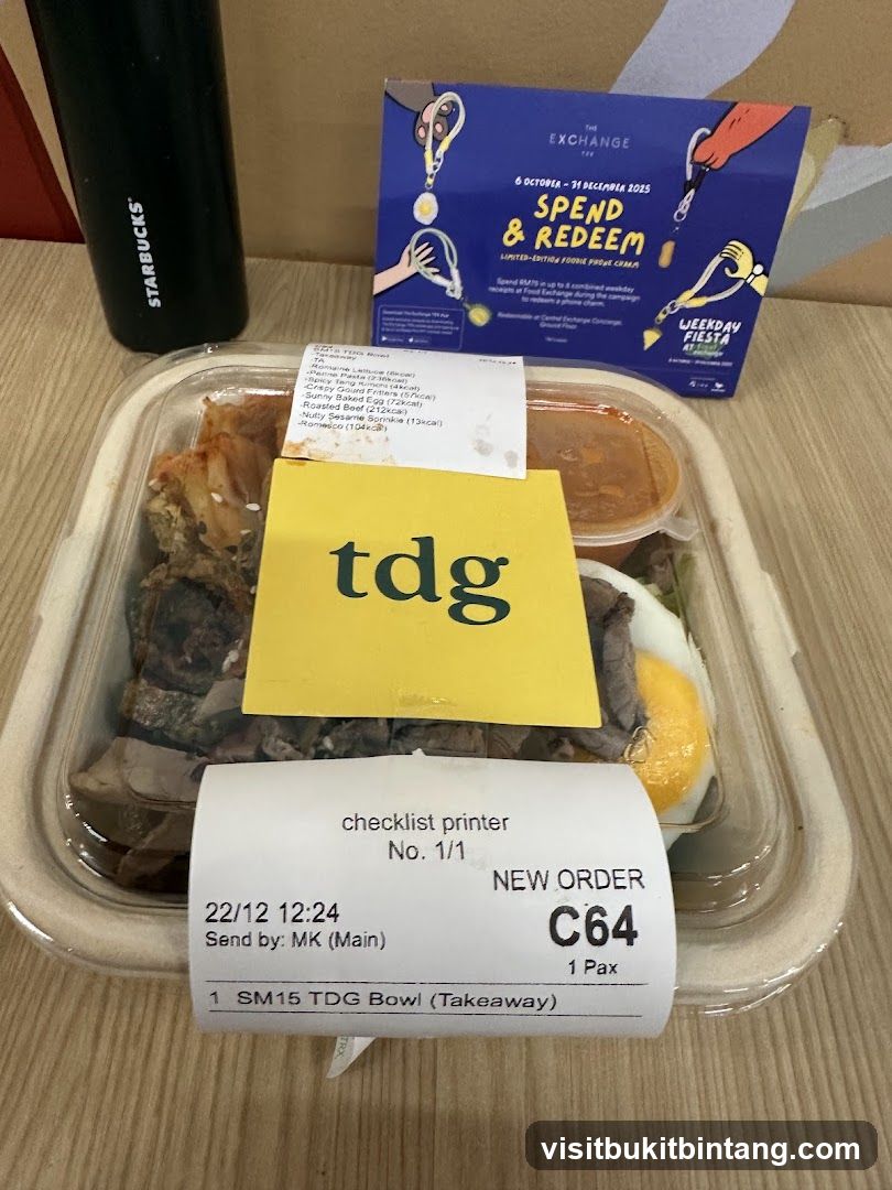 Takeaway Bowl with Promotional Flyer