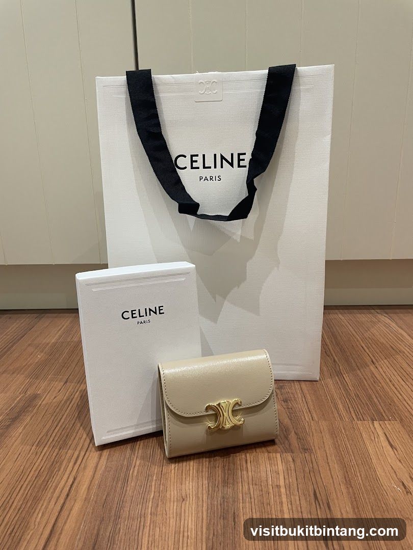 Celine Wallet and Shopping Bag