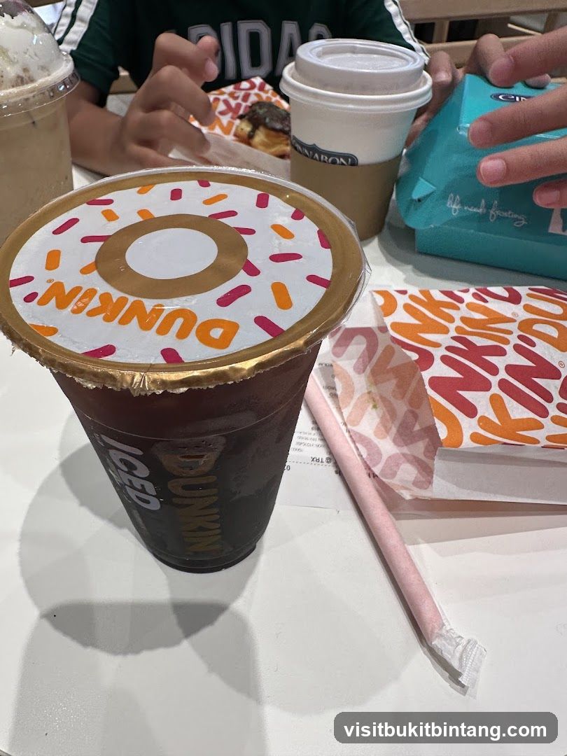 Dunkin' Drinks and Pastries