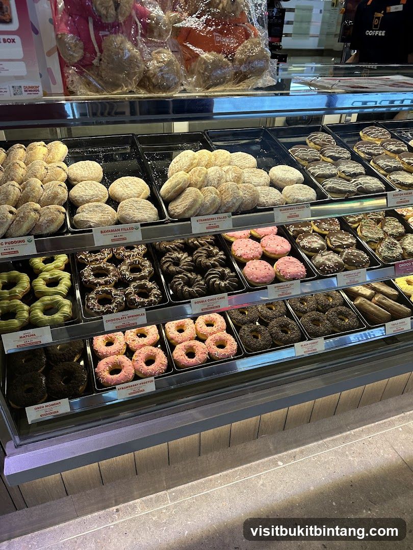 Donuts and Pastries Display