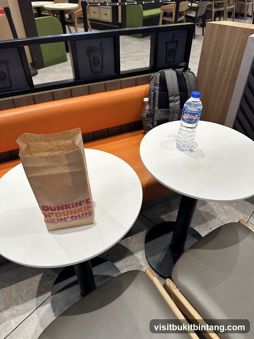 Dunkin' Donuts Interior Seating Area