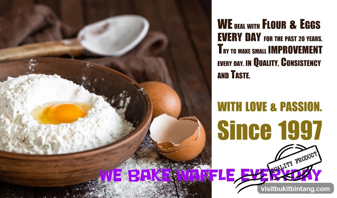 Baking Ingredients and Slogan