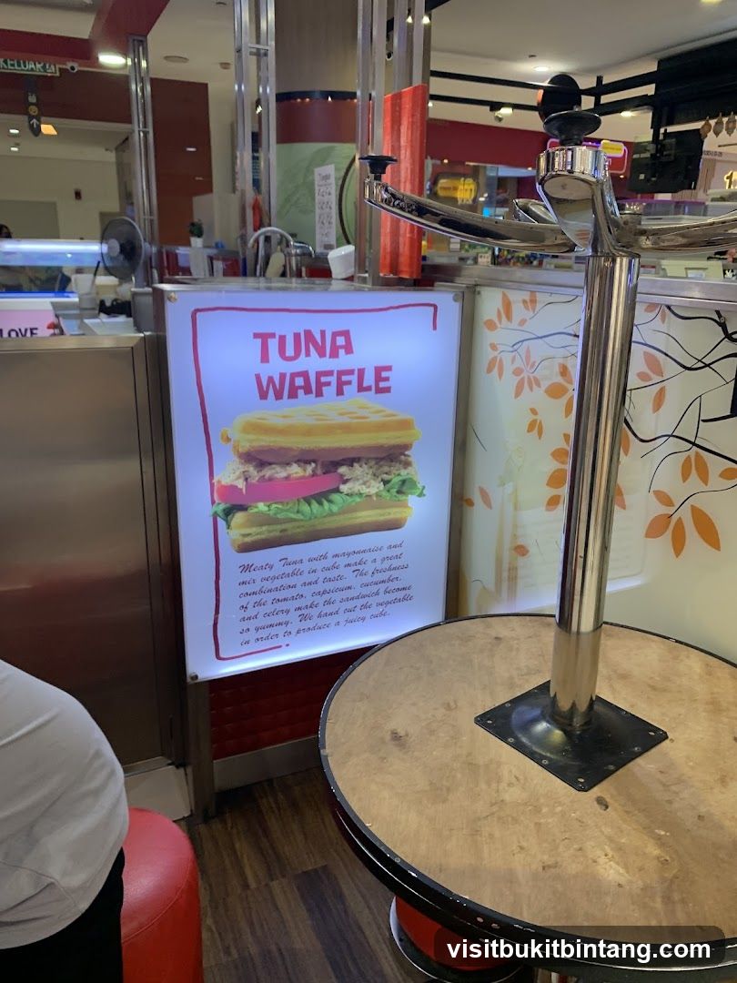 Tuna Waffle Advertisement