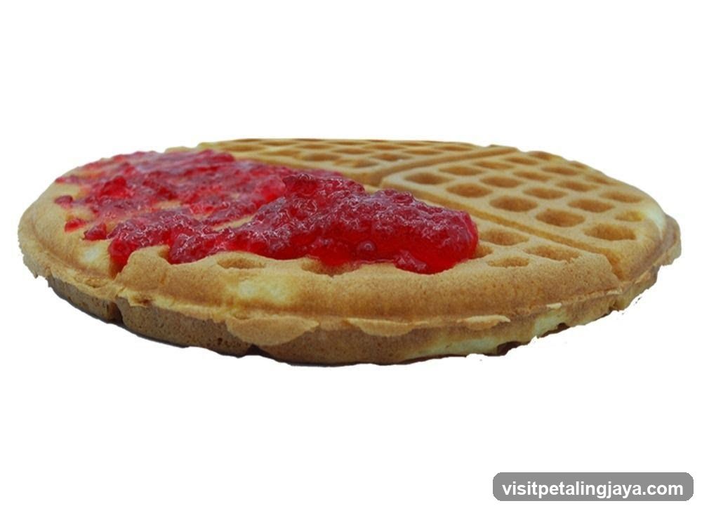 Waffle with Jam
