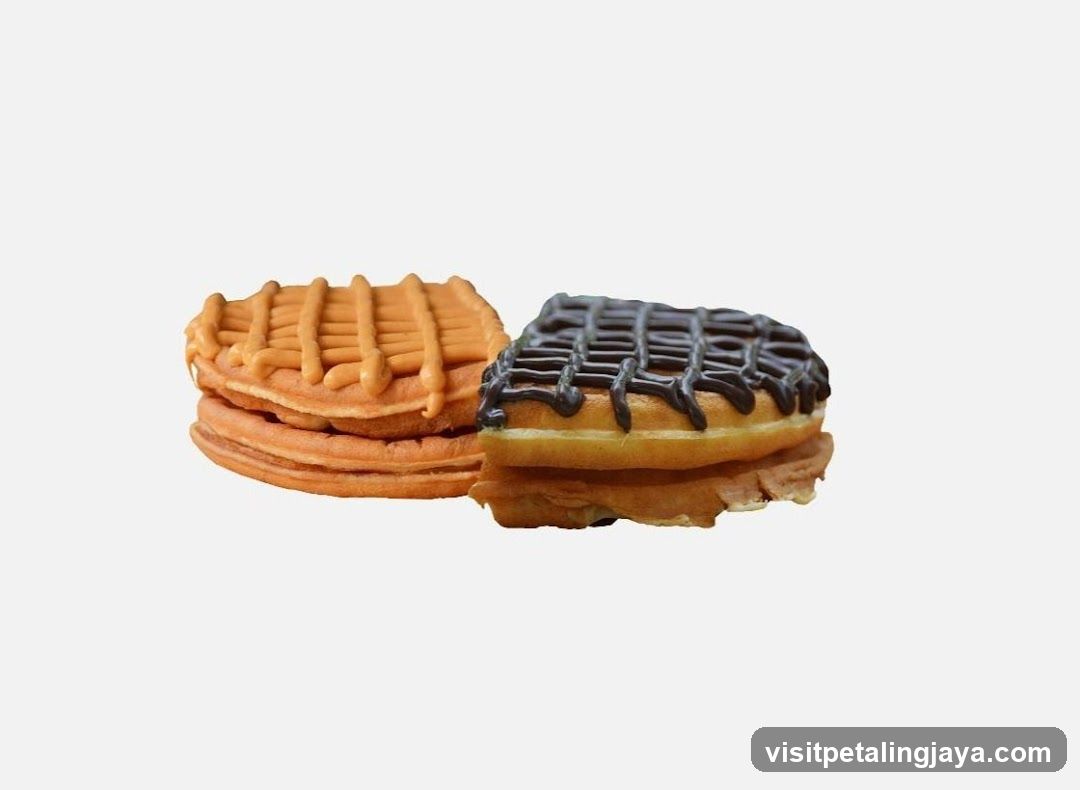 Two Waffle-like Pastries