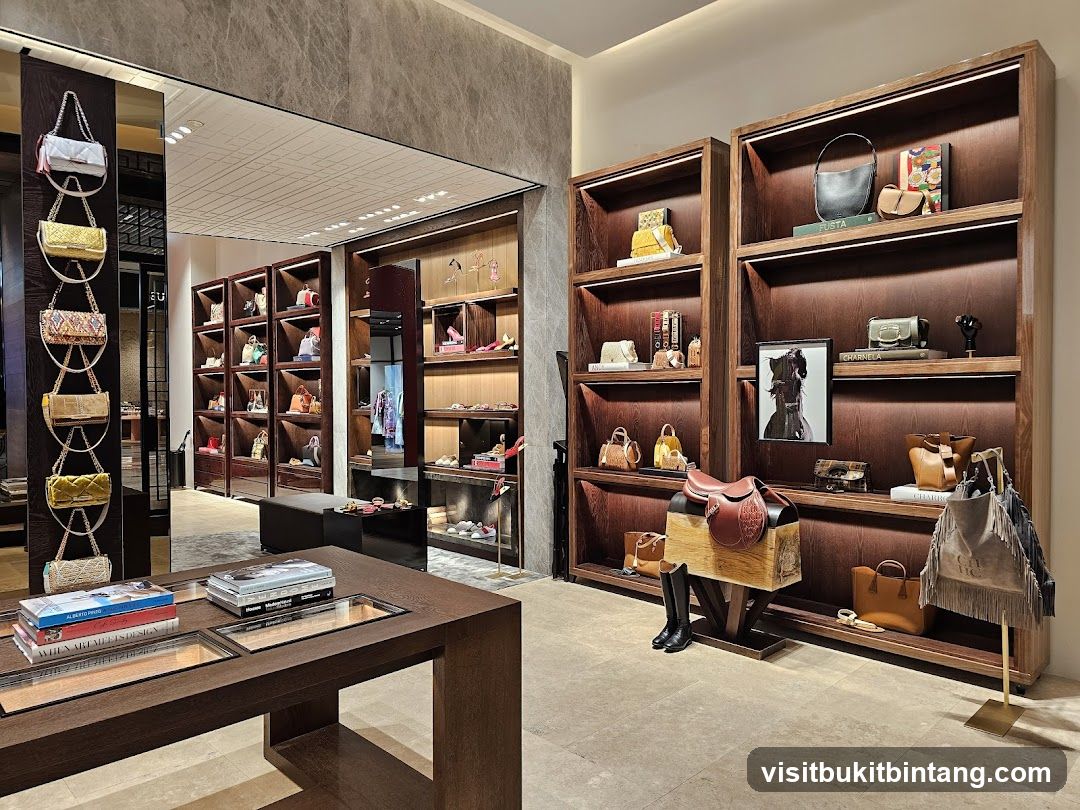 Luxury Handbag Store Interior