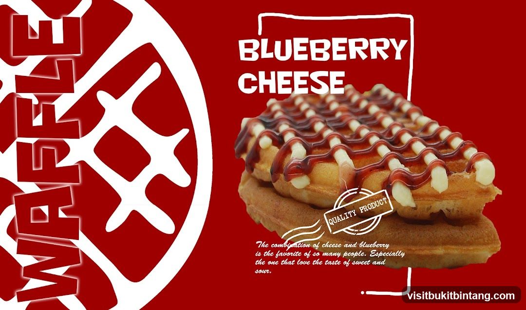 Blueberry Cheese Waffle