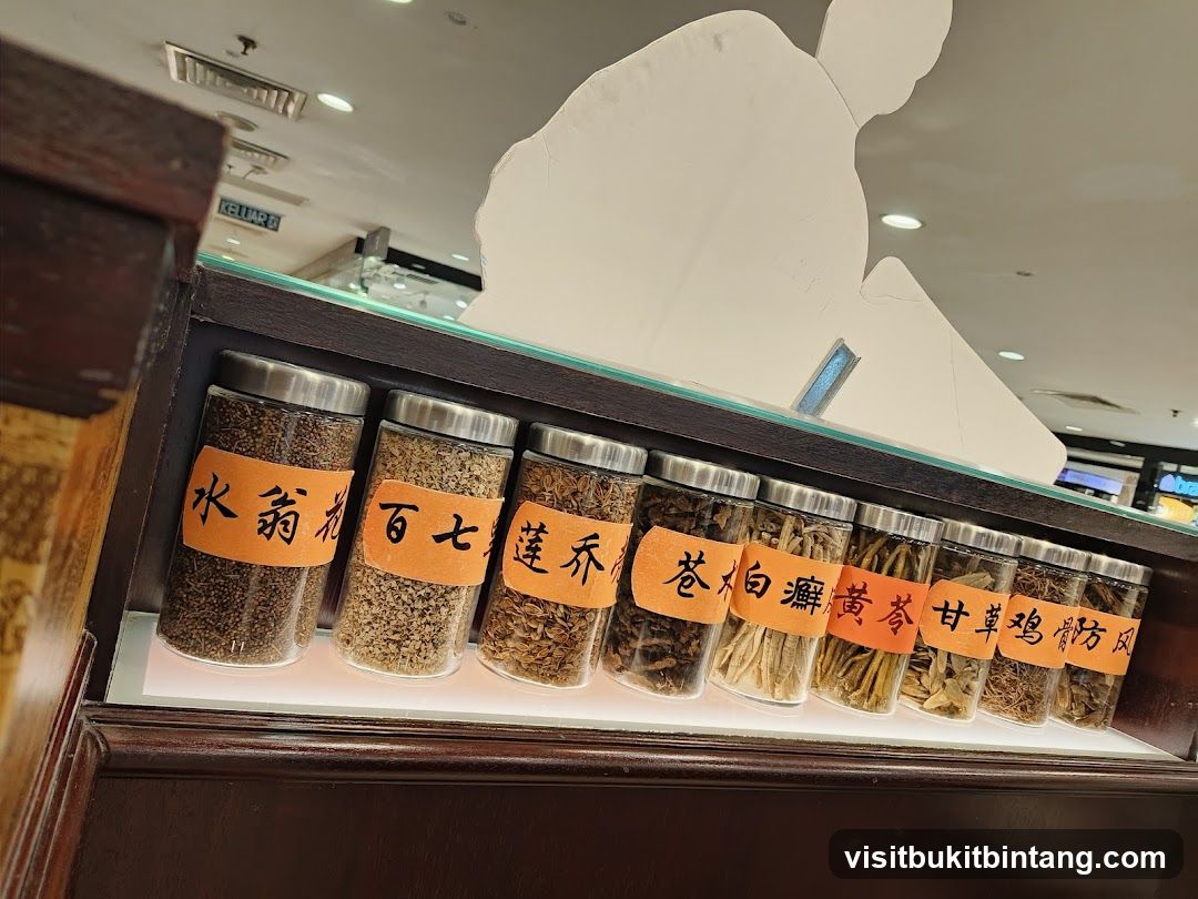 Herbal Ingredients Display