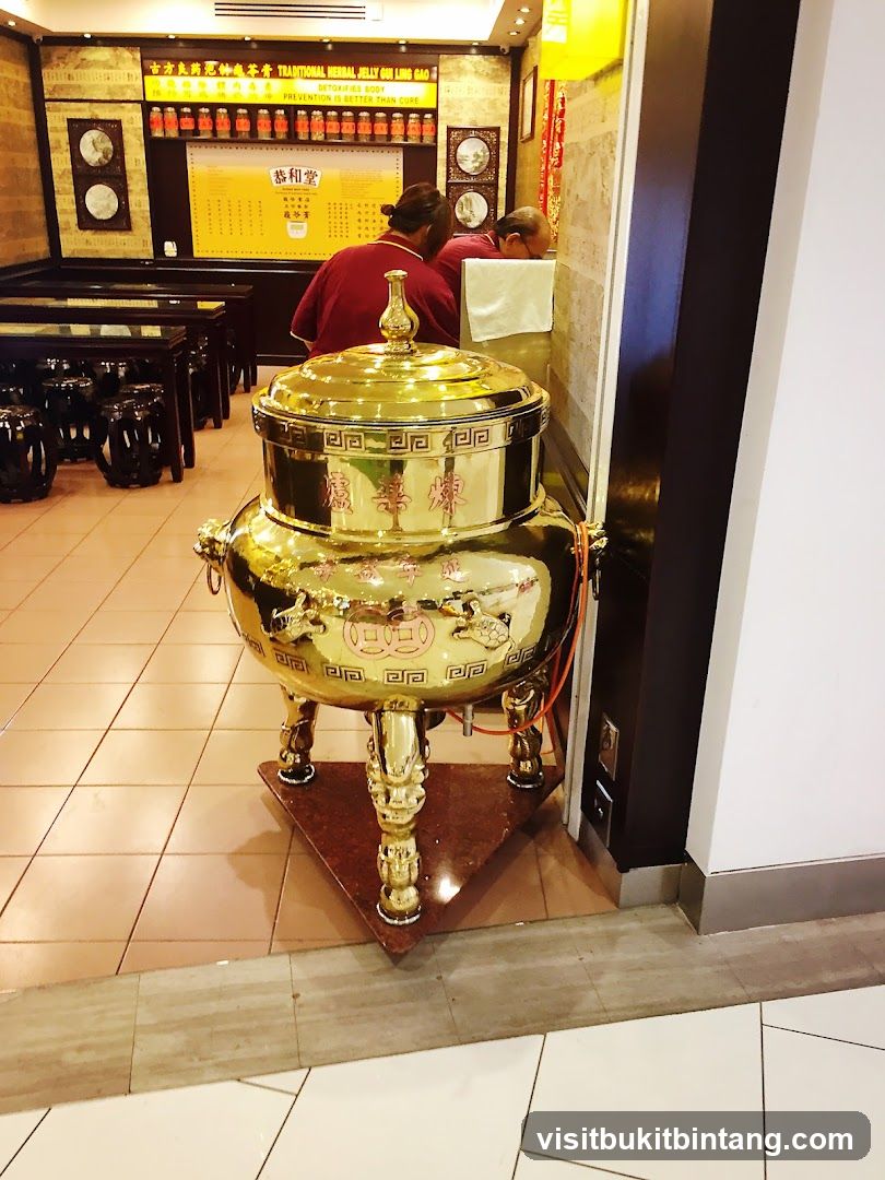 Traditional Herbal Jelly Shop Interior