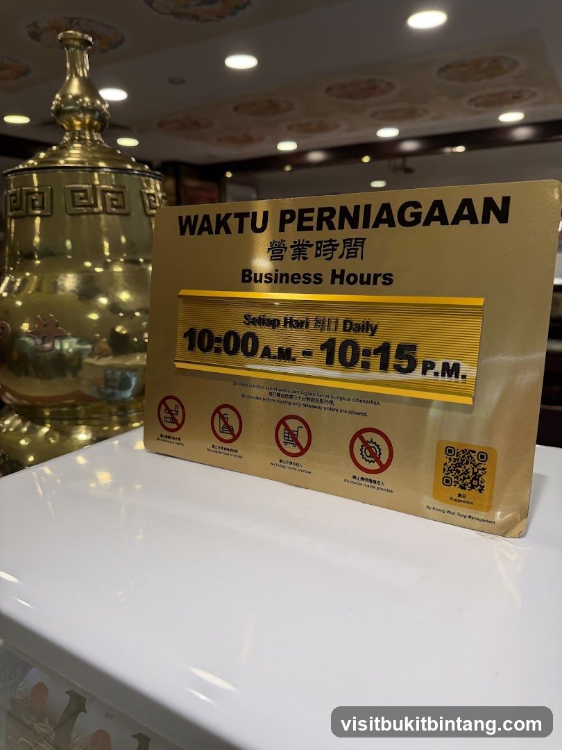 Business Hours Sign