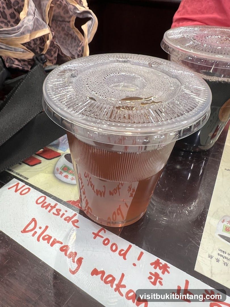 Beverage and Sign