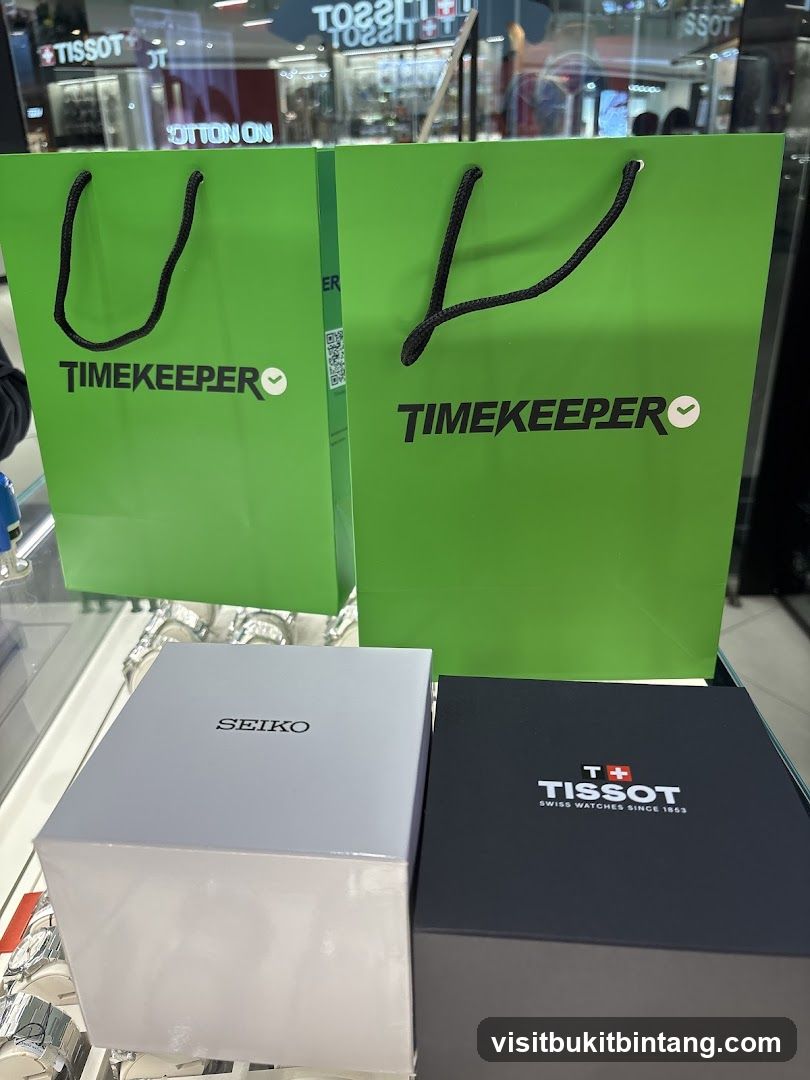 Watch Boxes and Shopping Bags