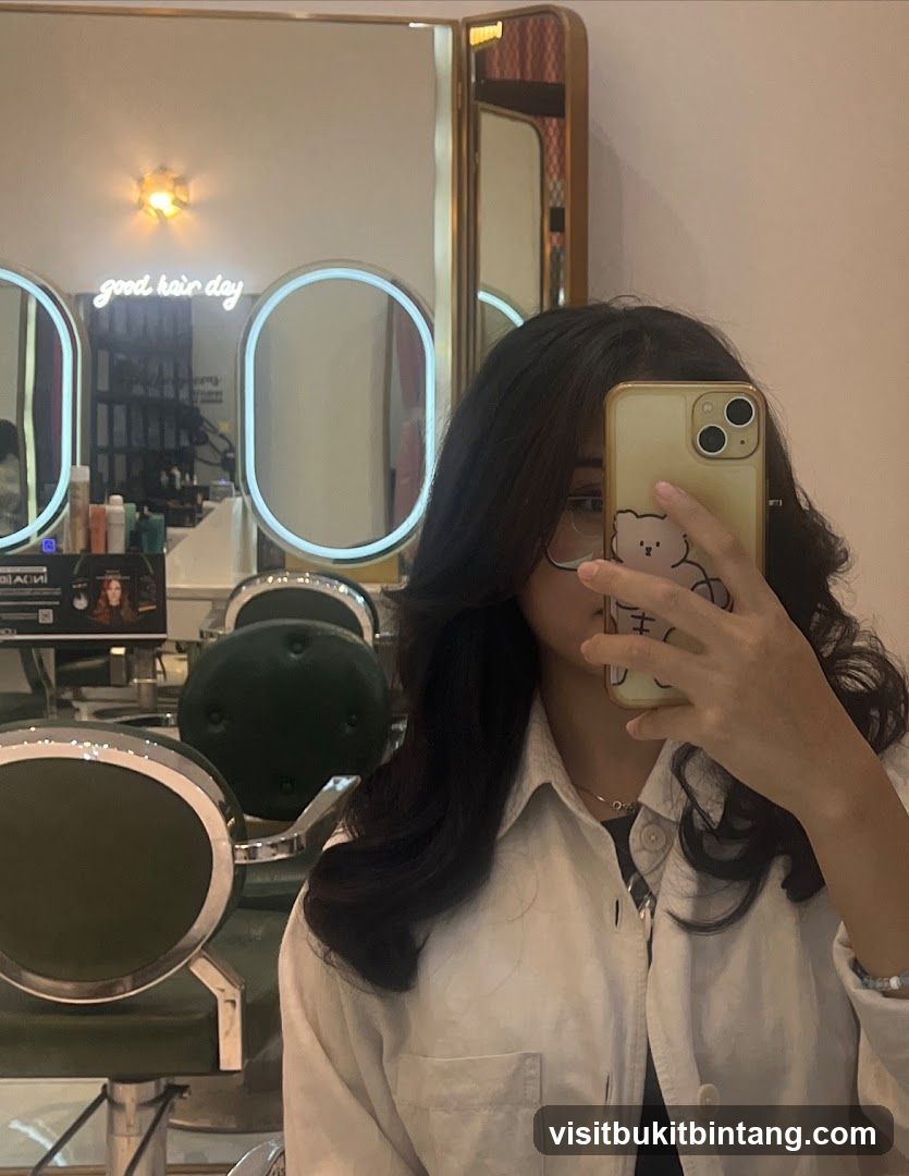 Salon Interior Selfie