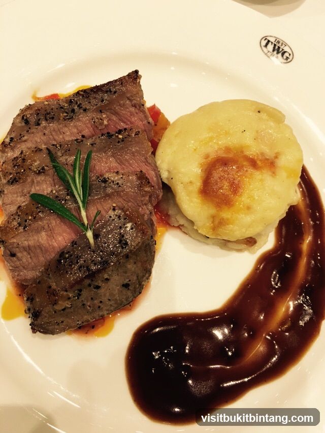Steak with Potatoes and Sauce