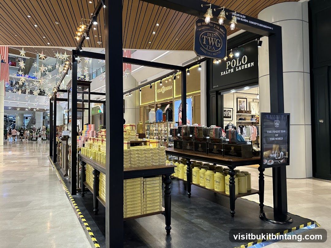TWG Tea and Polo Ralph Lauren Store Display