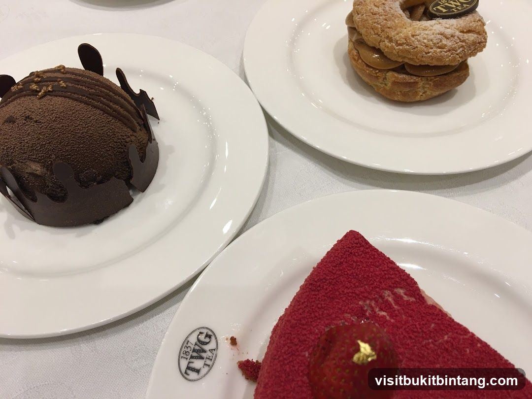 Desserts on Plates
