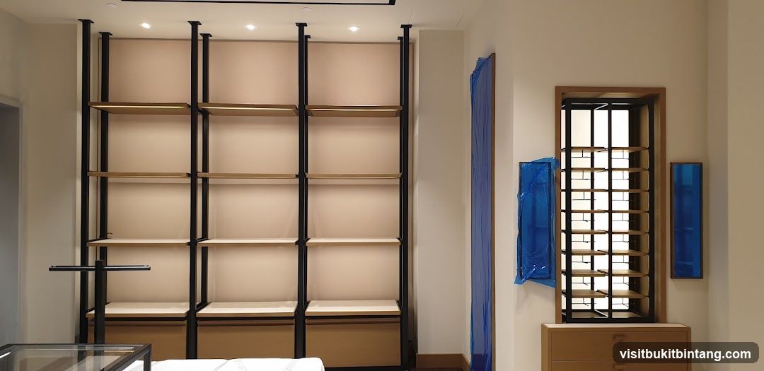 Empty Store Shelving