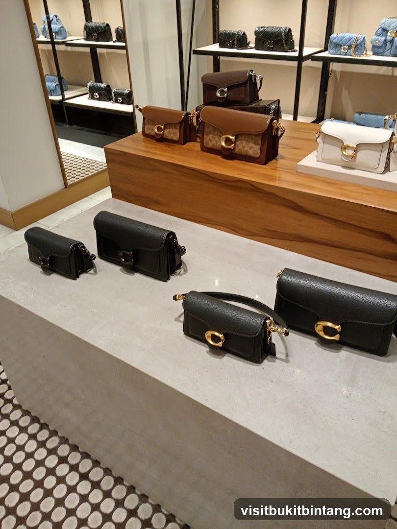 Coach Handbags Display