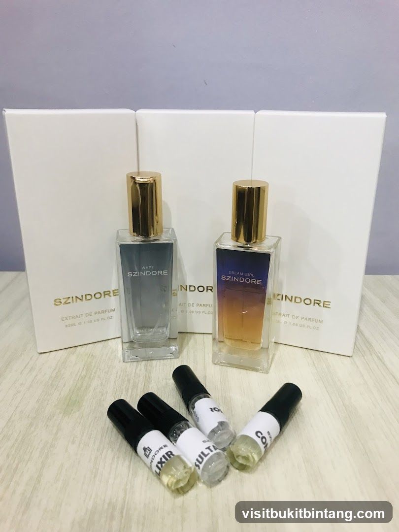 Perfume Bottles and Samples