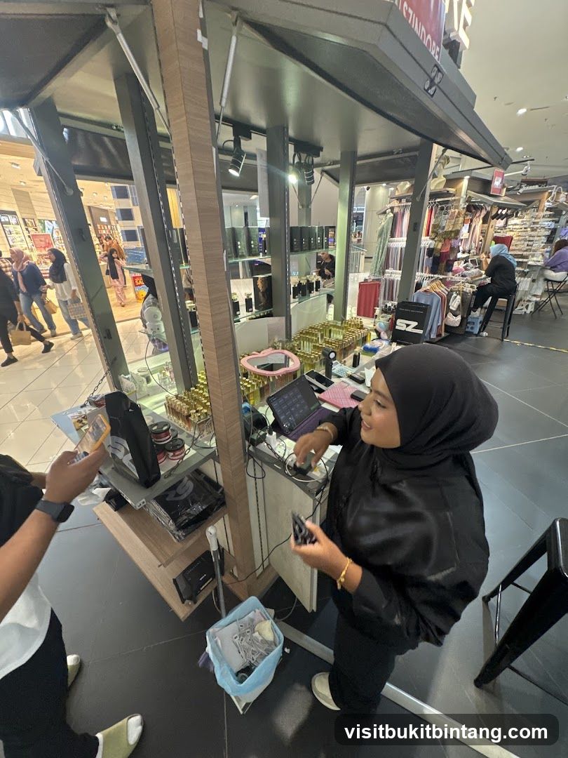 Perfume Stall in a Mall