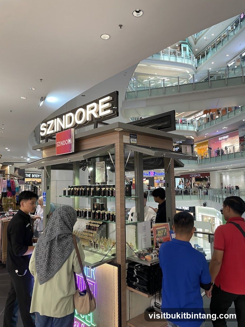 Perfume Kiosk in a Mall
