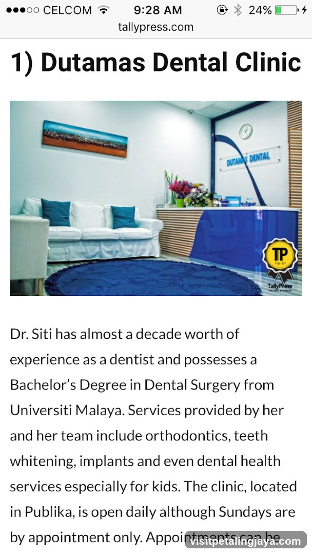 Dutamas Dental Clinic Interior