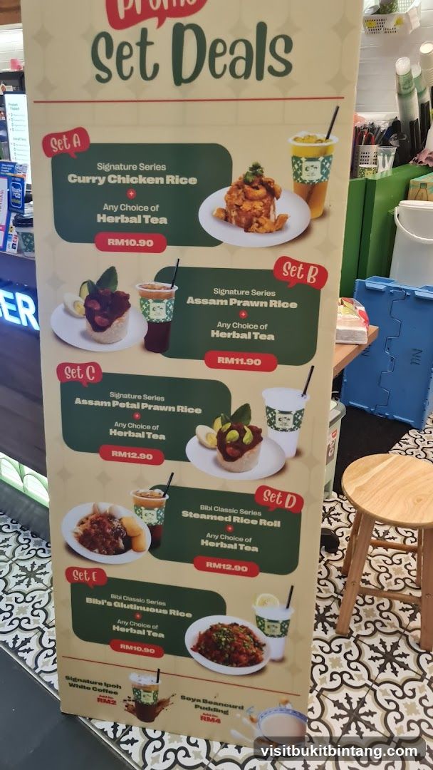 Set Deals Menu