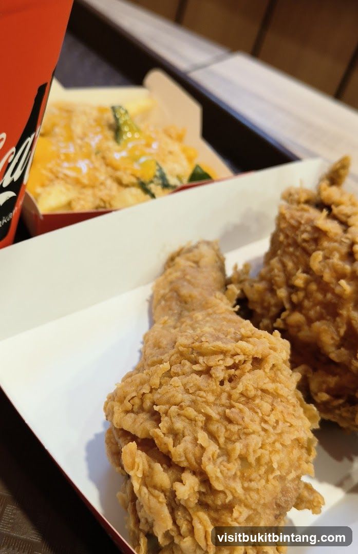 Fried Chicken and Fries