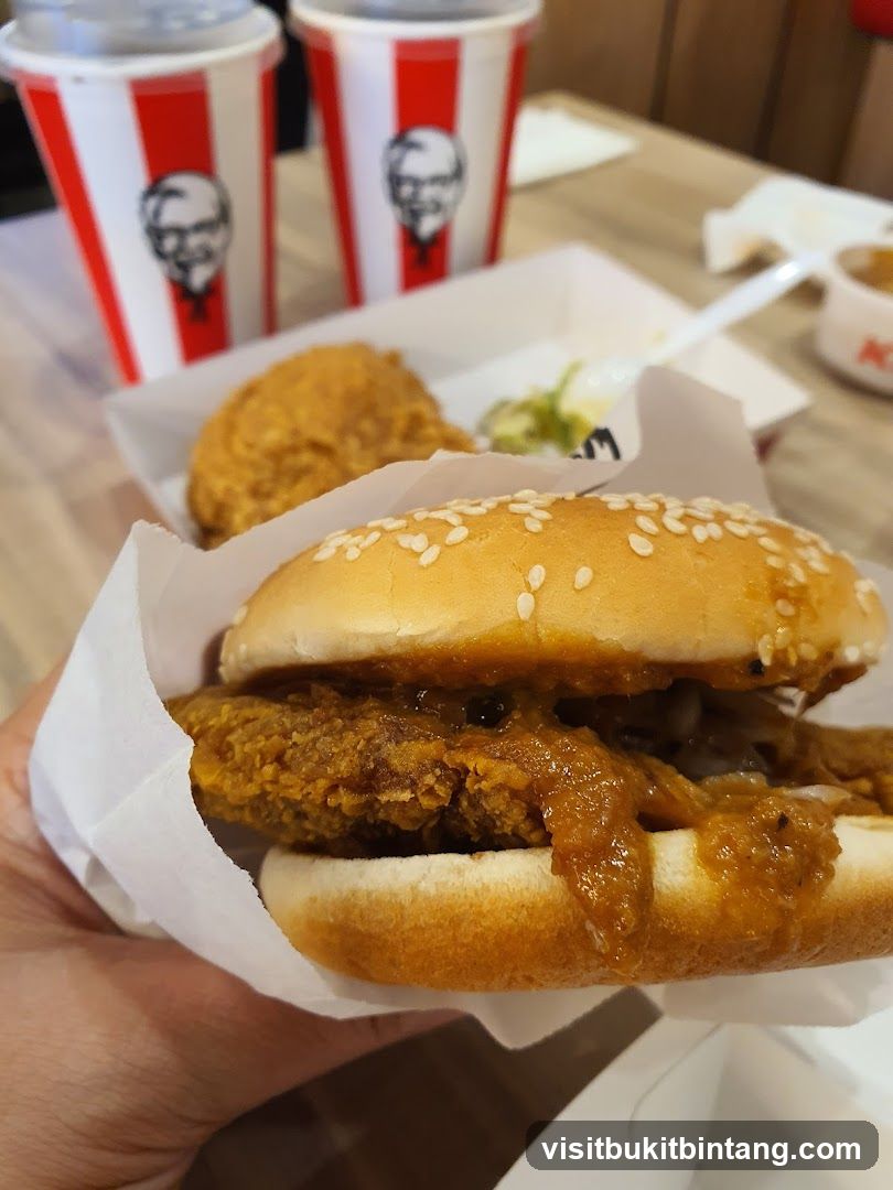 KFC Burger and Drinks