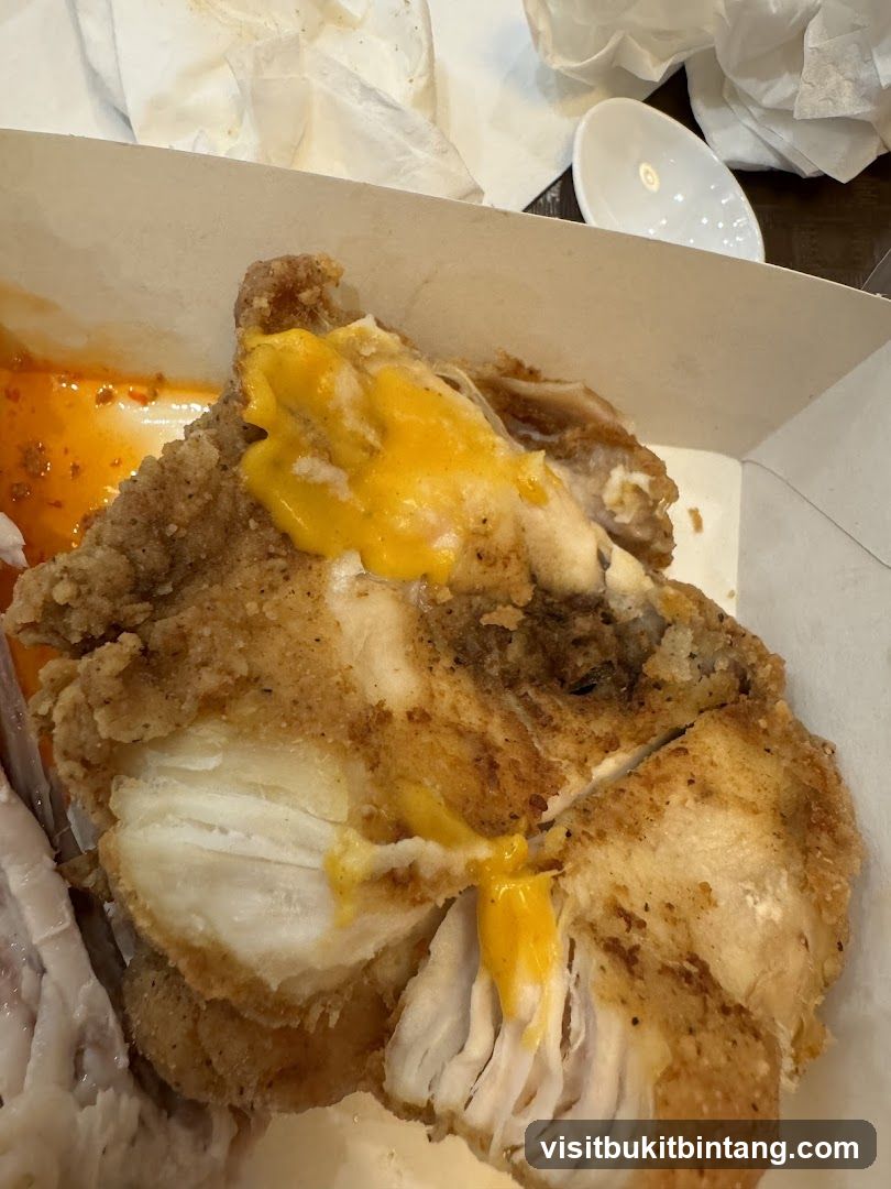 Fried Chicken with Cheese