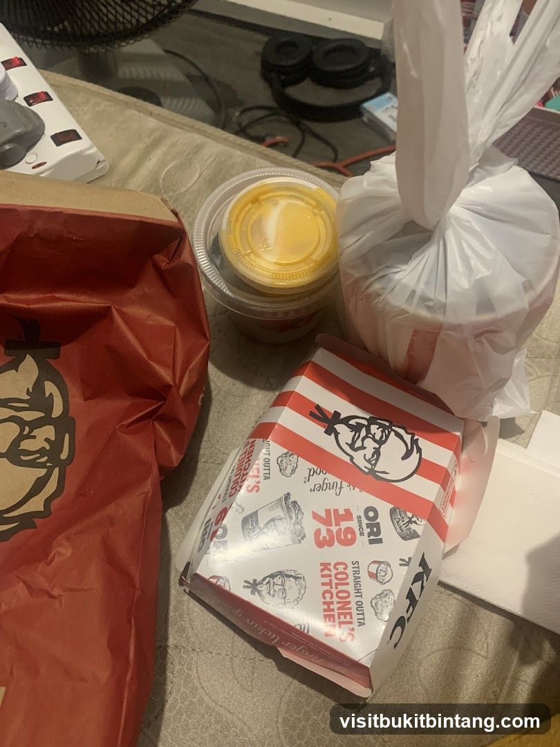 KFC Food Items
