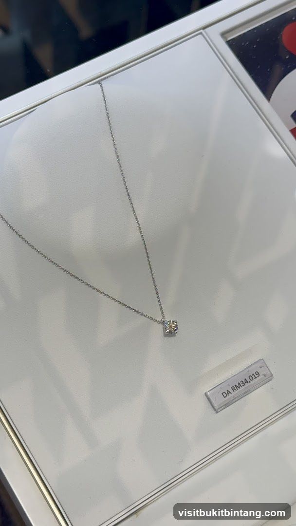 Diamond Necklace Display