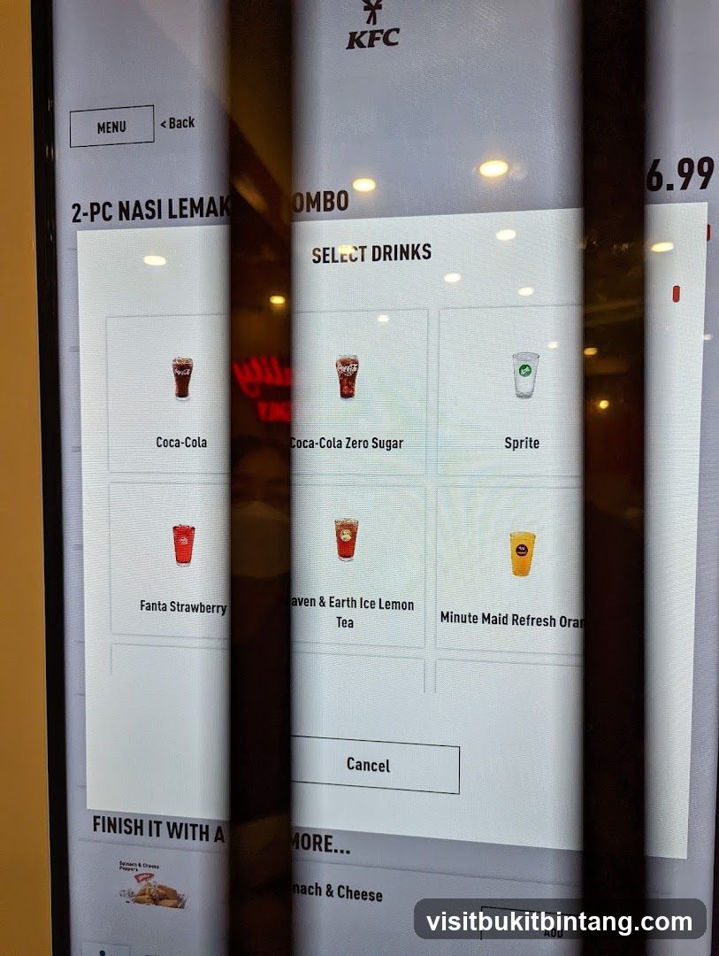 KFC Menu