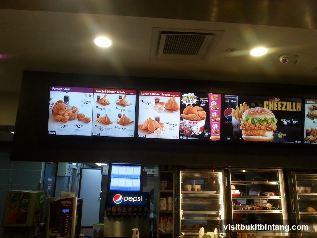 KFC Menu
