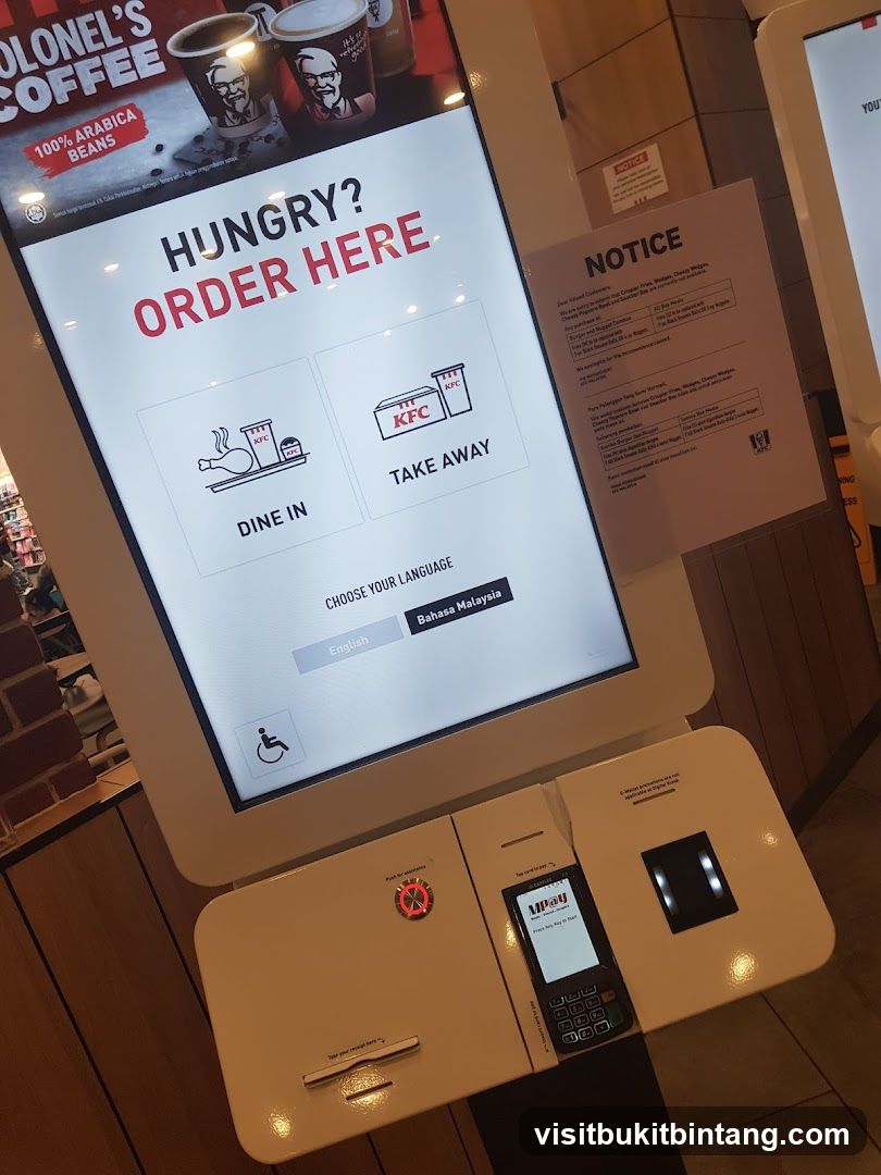 KFC Ordering Kiosk