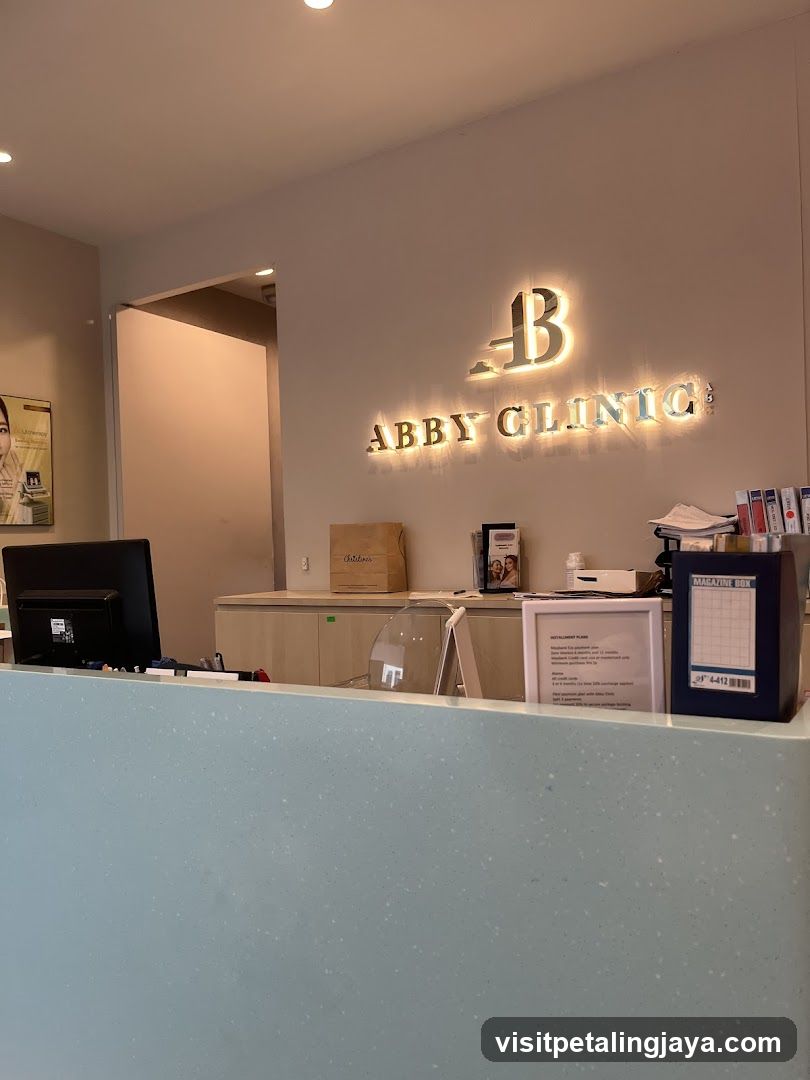 Abbey Clinic Interior Reception Area